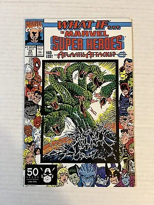 What If #25 The Marvel Super Heroes Had Lost Atlantis Attacks Marvel 1991 VF+ • $12