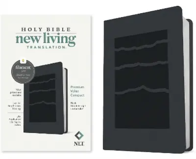 Tyndale NLT Premium Value Compact Bible Filament Edition Black (Leather Bound) • $33.72