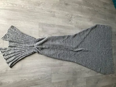 Mermaid Tail Blanket - Adult - Grey • £3.50