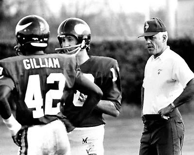 Bud Grant John Gilliam Fran Tarkenton 8x10 Photo Minnesota Vikings Nfl Football • $4.99