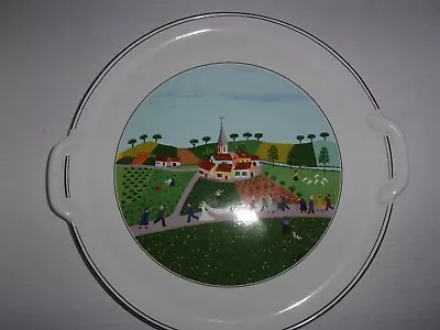 Villeroy & Boch Design Naif Laplau Handled Cake Plate Wedding Luxembourg • $25