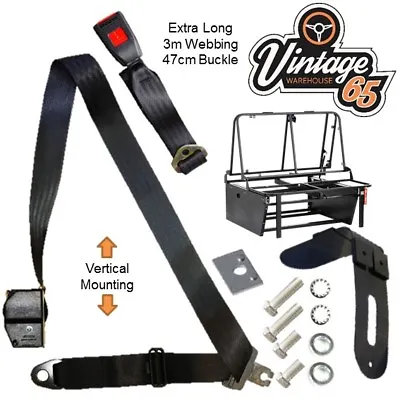 Vintage Warehouse 65 Vw Camper T1 T2 T3 T4 T5 Rock & Roll Bed Seat Belt Kit • $284.28