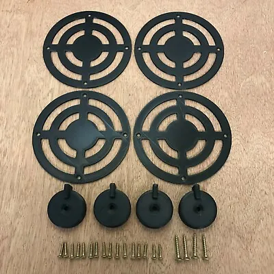 £12.99 • Buy Mud Kitchen Cooker Rings And Knobs In Black - Mud Kitchen Accessories