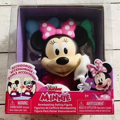 Disney Junior Minnie Mouse Styling Figure Accessories 3+ Great Gift! Ships Fast! • $13.95