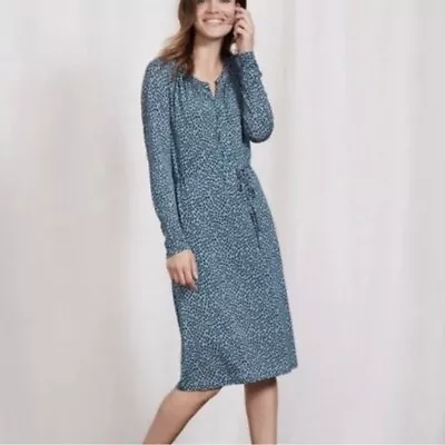 £39.25 • Buy Boden Audrey Blue Floral Print Dress Size 4L