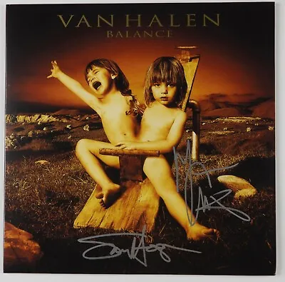 Van Halen JSA Autograph Signed  Sammy Hagar Michael Anthony Album Vinyl LP • $599.99