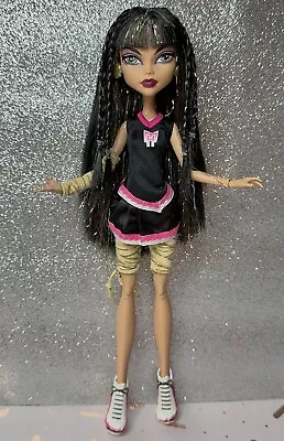 Monster High Fearleading Cleo De Nile Doll W/ Braids Cheerleading Mattel • $72.42