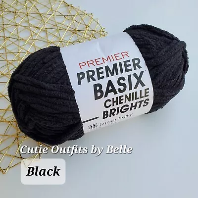 Premier BASIX Chenille Brights 5.3oz/150g Yarn For Plushies • $5.99