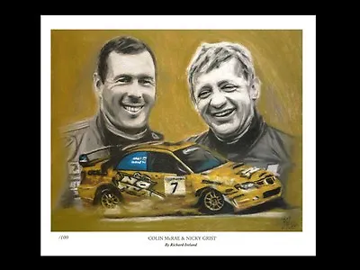 COLIN McRAE & NICKY GRIST: WRU -  FINE ART PRINT Signed By Artist • £15.50