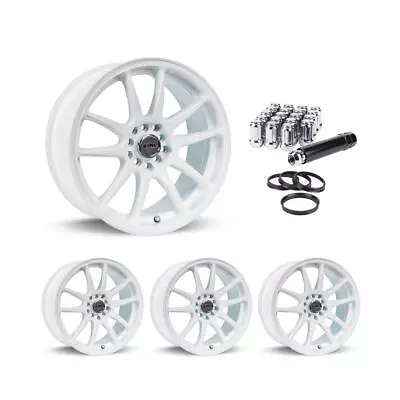 Wheel Rims Set With Chrome Lug Nuts Kit For 08-19 Ford Taurus P813415 17 Inch • $749.21