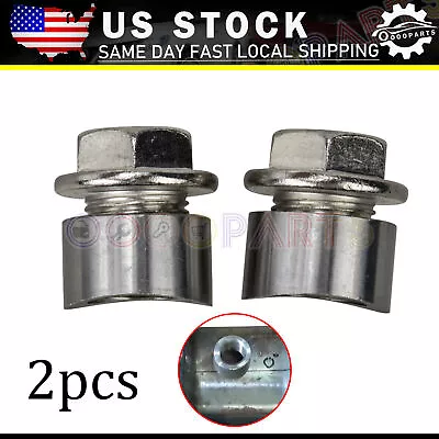 $12.99 • Buy (2 Sets) 304 STAINLESS O2 OXYGEN SENSOR BUNG PLUG M18 X 1.5 THREADED