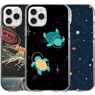 Silicone Cover Case Space Turtles Universe Galaxy Planets Stars Nebulae Future • $16.95