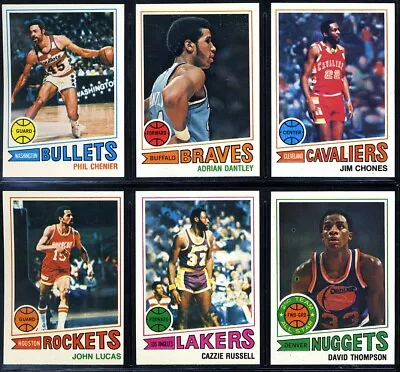 1977-78 Topps Basketball Cards U- Pick Singles $2 Ea. #1-123 FREE SHIPPING ! • $2