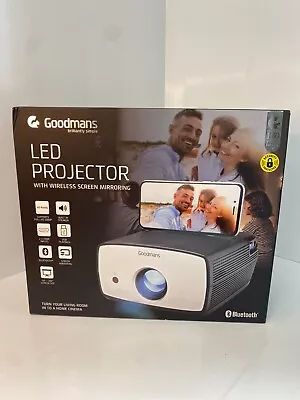 Goodmans LED Projector  1080p HDMI & Wirless Connection  30  To 200   BNIB  • £56.99