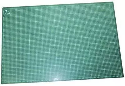 Green Cutting Mat Craft Cutting Triple Layer Blade Resistant Core High-Density • £18.99