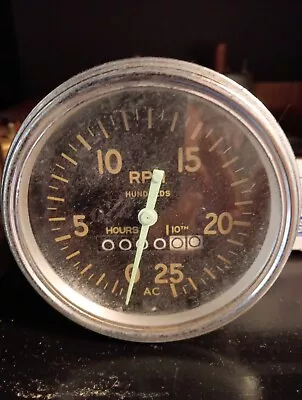 Vintage AC  Tachometer GMC  3  1/2 Inch 0-25 Rpm • $39.99