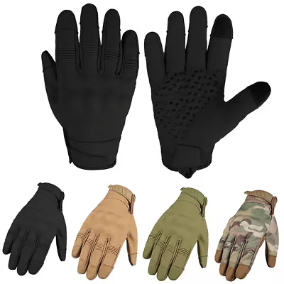 Men's Tactical Full Finger Gloves Military Army Hunting Shooting Cycling Gloves • $14.99