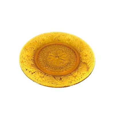 Vintage 8 Inch Amber Daisy Pattern Dinner Plate Depression/Indiana Glass • $22