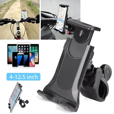 $17.99 • Buy Adjustable 4 -12.5  Stand Bike CELL Phone Tablet Holder Bicycle Handlebar Mount