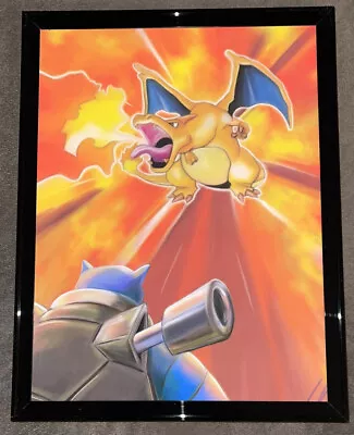 Full Art Charizard Pokémon Custom Print 4/102 WOTC TCG Poster • $19.99