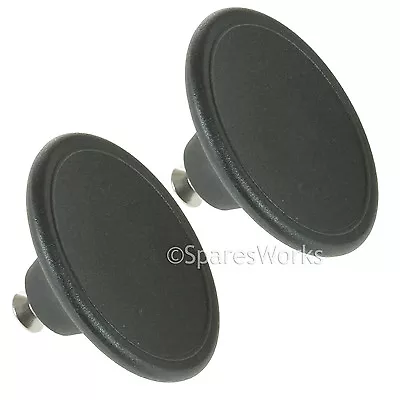 2 X 5.5cm Handle Glass Lid Knob For Le Creuset Casserole Pot Saucepan Lids Black • £13.85