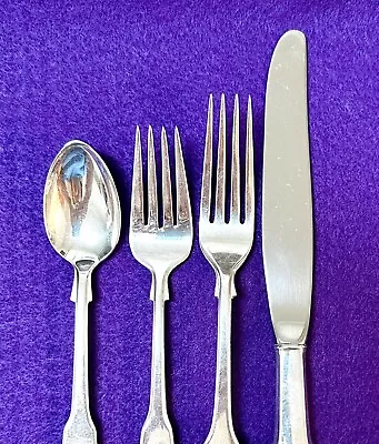 $92 • Buy INTERNATIONAL 1810 Place Setting 4 Pieces STERLING SILVER Scrap Or Not