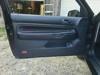 3-DOOR For VW Golf MK4 Bora Jetta Pair Front Door Armrest Panels Leather Cover • $21.99