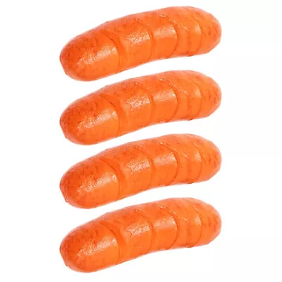  4 Pcs Roasted Sausage Shaped Model Fake Hot Dog Food Grilled • £13.19