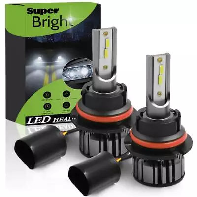 For Hummer H2 2003-2009 - 2X 9007 6000K Front LED Headlight Bulbs Hi/Lo Beam Kit • $25.99