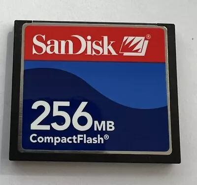 San Disk SanDisk 256MB CF Compact Flash Memory Card - Tested - Tracked Post • $16