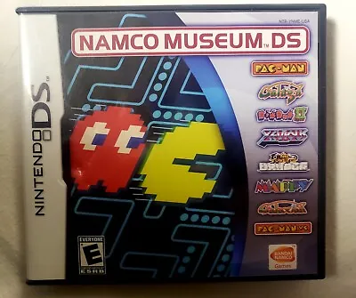 Namco Museum Nintendo DS Pac-Man Galaga Dig Dug Complete  W/ Manual Case Tested • $17.99