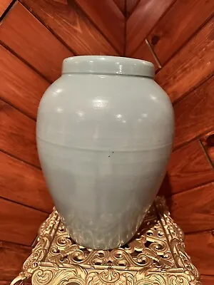 Vintage Arts & Crafts Era Glazed Urn Floor Vase • $150