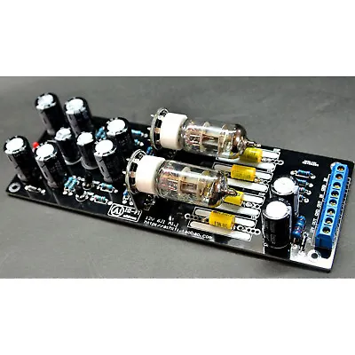 1pc 6J1 Tube Preamp Kit Assembled Circuit Board Audio DIY • $27.54