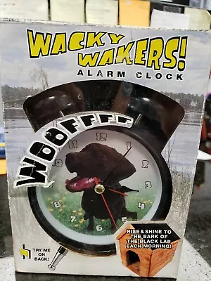 	Mark Feldstein Wacky Wakers Black Lab Alarm Clock  # JV01DBL • $30