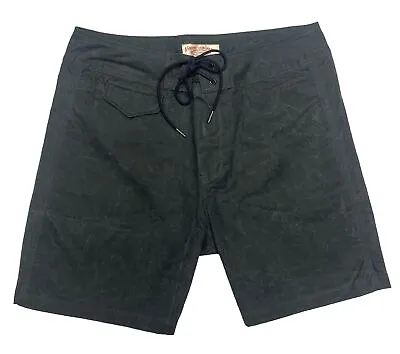 Filson Eagle Harbor Trunks - NEW - 20260879 Dark Navy Dry Waxed Shorts CC • $59.99