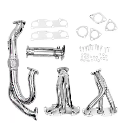 FITS For 2002-2006 Nissan Altima 3.5L 2.4L L4 VQ35DE V6 Header Manifolds USA • $206.66