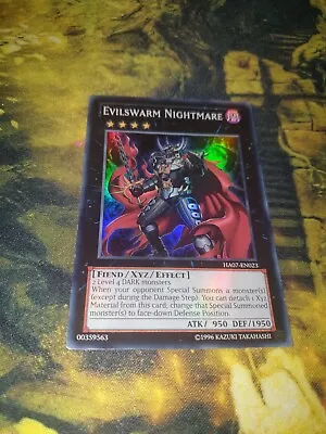 Evilswarm Nightmare (LP) HA07-EN023 Super Rare • $5.59