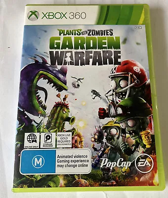 Plants Vs Zombies Garden Warfare Xbox 360 AUS PAL No Manual Free Post • $9.99