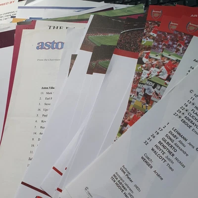 £4 • Buy TEAMSHEETS - Liverpool AWAYS (1)
