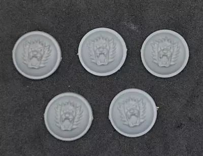 EMPIRE LION HEAD Round SHIELDS Warhammer OOP Bits • £9.99