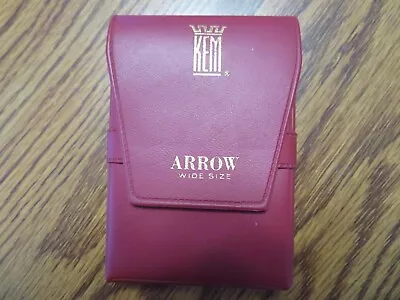 Vintage Red KEM Arrow Wide Poker Playing Cards No Jokers • £12.55