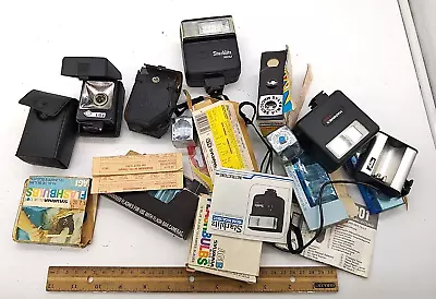 Vintage Camera Flash Speed Lights Bulbs Etc. Untested Flashes • $19.95