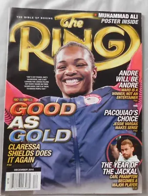 $10 • Buy Claressa Shields - December 2016 RING Boxing Magazine - EX