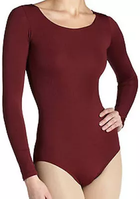 Mondor 4040 Women's Size Small (4-6) Burgundy Long Sleeve Leotard  • $19.99