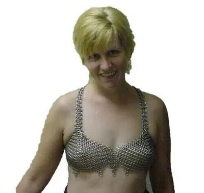 Chain Mail Bra 10 Mm Aluminium Butted New Medieval Viking Antique Bra For Women • $68.84