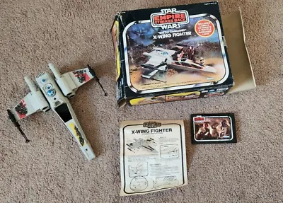 Battle Damaged X-Wing Fighter  (Kenner 1981) W/ Instruction Sheet Booklet Box • $179.99