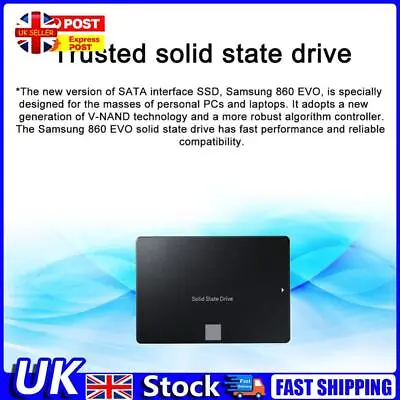 2.5 Inch SATA III Internal SSD Solid State Drive For Desktop Laptop (8GB) UK • £10.59