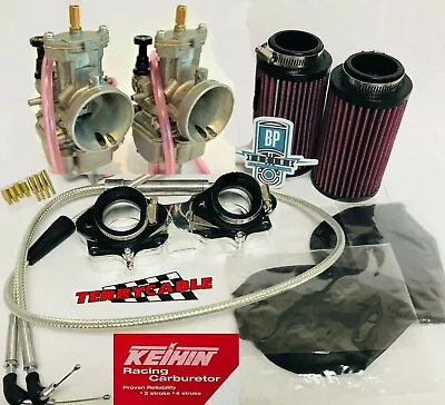 Banshee 28mm 28 Mil Genuine Keihin PWK Complete Carburetor Carb Carbs Kit Intake • $699.99