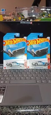 Lot 2 Hot Wheels 2024 HW Then And Now  '69 Ford Mustang Boss 302 Falken Tires  • $10