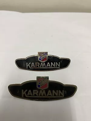 Vintage Original 1956-1974 Karmann Ghia Side Body Badge Emblems Volkswagen PAIR • $69.99